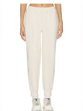 Varley Brushedrib Slim Cuff 25 Pant in Cement Marl